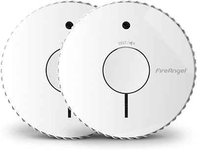 Fireangel FA6615-R Optical Smoke Alarm 2-Pack 10 Year Battery Replacement