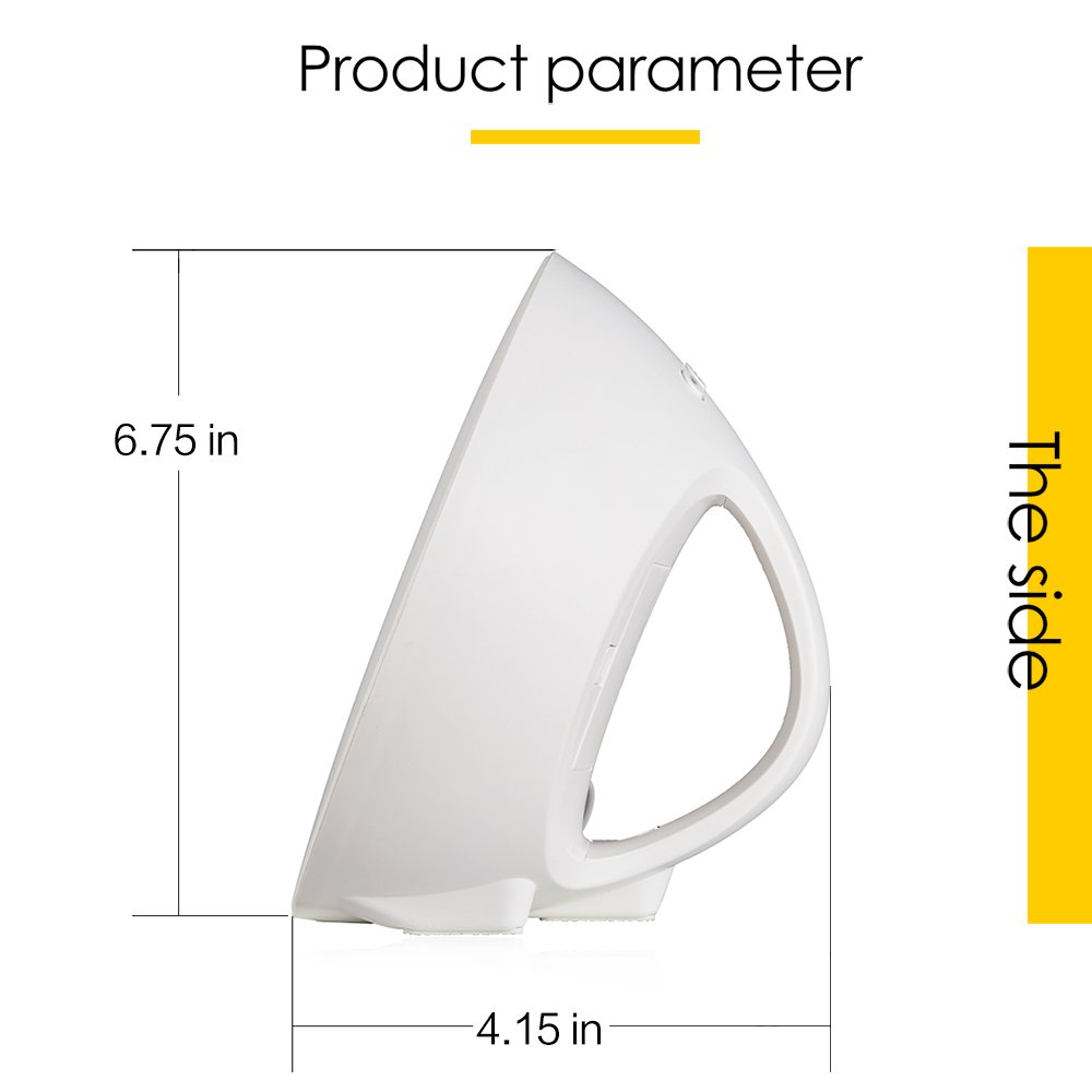 Reliatronic Sunrise Alarm Clock, Wake-Up Light Alarm Clock with 6 Nature Sounds, 7 Colors Light, FM Radio, USB Charger,Touch Control