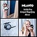 Milanto Nail Clippers – Nail Clippers for Men and Women – Professional Fingernail Clippers – Durable Stainless Steel – Includes Pocket Mirror, Tweezers, Nail File – Manicure and Pedicure Set