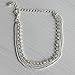 HuntGold 1X Women Jewelry Silver Plated Four Layers Ankle Foot Chain Shining Diamond Anklet