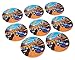 Hot Wheels Wild Racer Round Plates (9