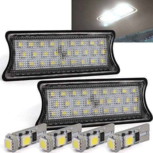 LED Roof Lamp,YuanGu LED Interior Roof Courtesy Light Lamps Reading Light Interior Roof Lamp Kit Fit for B-M-W E60/E65/E87 6Pcs