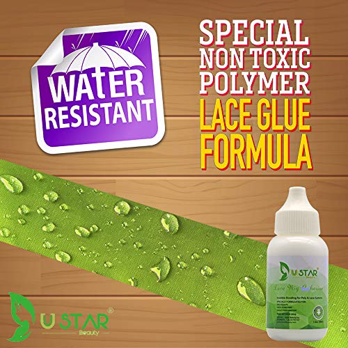 Ustar Lace Wig Glue lace Closure Glue Strong Hold For Toupee Systems 1.3 oz