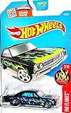 Hot Wheels, 2016 HW Flames, '67 Chevelle SS 396 [Black] Die-Cast Vehicle #92/250