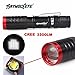 Perman 1500 Lumens CREE XML XPE LED Flashlight Torch Lamp Light Outdoor, AA Battery (1500 Lumens)