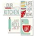 BigWig Photos Kitchen Wall Art Prints - Set of 4 (5 inches x 7 inches) Unframed Glossy Photographs