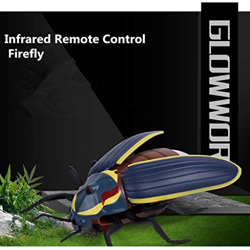 Ktyssp Infrared Remote Control Realistic Mini Firefly RC Prank Insect Scary Trick Toy