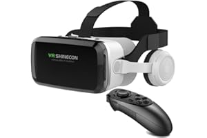 3D VR Headset Compatible for iPhone 15 16 pro Max Mini X R 11 12 Samsung 4.7-6.7" Android Cellphone, Virtual Reality VR Glass