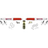Skyjacker 7254 Steering Stabilizer Dual Kit fits 2005 2022 F250 F350 Super Duty 4WD Diesel with 4-8.5" Lift | Improves Handling &amp; Extends Life | Dampens Out Harshness | Reduces Driver Fatigue