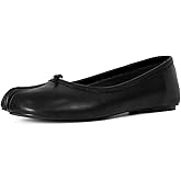 POYOIOR Tabi Shoes Women Split Toe Shoes Wide Width Ballet Flats Comfort Casual Work Shoes for Women Office