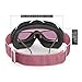 OutdoorMaster OTG Ski Goggles - Over Glasses Ski/Snowboard Goggles for Men, Women & Youth - 100% UV Protection (White Frame + VLT 46% Pink Lens)