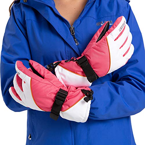 image for Anqier Winter Gloves for Women Thermal Waterproof Mens Ski Gloves 3M T
