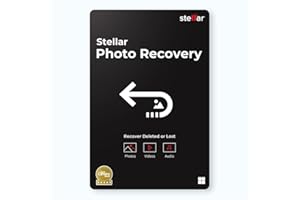 Stellar Photo Recovery Software | Windows | Restore Your Memories in a Click | 1 PC 1 Year Subscription | Keycard Delivery
