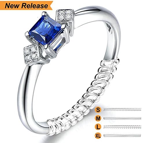 [Upgraded Version] Vikes Ring Size Adjuster- 4 Sizes for Loose Rings(Wide/ Narrow Ring Bands)- 12 Pack