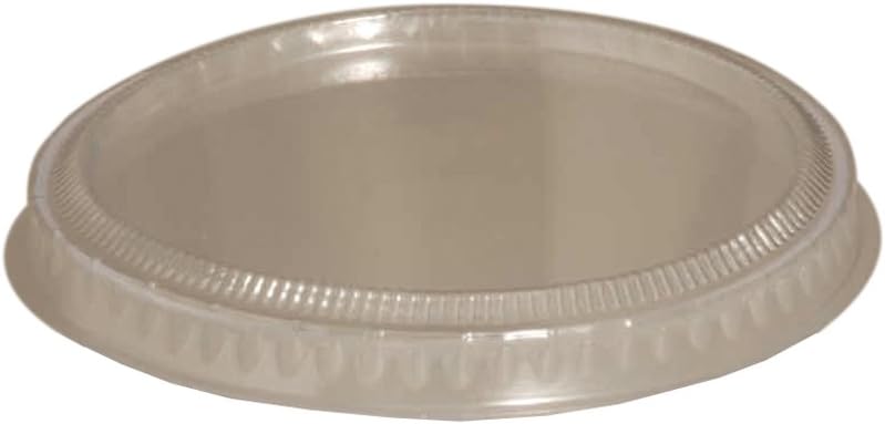 Solia GC18139 Feria Cup Lid, 3-9/64" Diameter x 3/16" Height, Transparent (Case of 200)