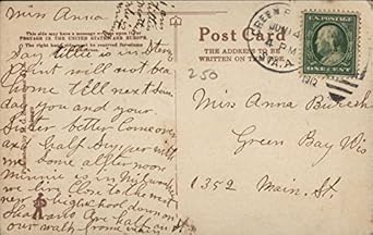 Jorgensen Blesch Co Green Bay Wisconsin Wi Original Vintage Postcard 1910 At Amazon S Entertainment Collectibles Store