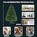 Goplus 3ft Fiber Optic Artificial Christmas Tree, Pre-Lit Christmas Tree with 85 Branch Tips, Colorful Lighting, Lighted Xmas Full Tree for Office Home Holiday Decor
