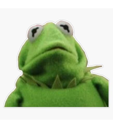 KERMIT SHEET!! DAMNGOOD ダムグッド Amazon.com: Kermit The Frog Sticker Vinyl Bumper Sticker Decal