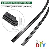 BEMOST Car Frameless Windshield Wiper Blade Refills Rubber strips Pack of 2 (28 Inches)