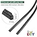 BEMOST Car Frameless Windshield Wiper Blade Refills Rubber strips Pack of 2 (28 Inches)