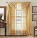 Elegant Comfort® 2 Piece Solid Sheer 60