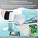 Men's Incontinence Boxer Shorts with Super Absorbent Pad (14Oz) Washable, Discreet, and Comfortable Underwear (Large)