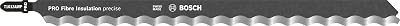 Bosch T1013AWP Precision Jigsaw Blade 250 mm 3-Pack Fibre Insulation