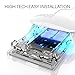 Screen Protector, Full Cover Tempered Glass Shield [Dome Fix] New Slide Easy Install and Repair Kit by Whitestone for Apple iPhone 10s Max (2018) - 1 Pack
