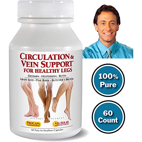 Andrew Lessman Circulation Vein Support for Healthy Legs 60 Count - High Bioactivity Diosmin Natural Oxidants Butcher's Broom Visibly Reduces Swelling and Discomfort in Feet, Ankles, Calves and Legs Andrew Lessman Circulation Vein Support for Healthy Legs 60 Count - High Bioactivity Diosmin Natural Oxidants Butcher's Broom Visibly Reduces Swelling and Discomfort in Feet, Ankles, Calves and Legs