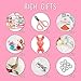 ANDYKEN Bead Kits for Girls - Kids Crafts Jewelry Making Kit With Colorful Acrylic Beads - Jewelry Crafting Set