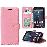 DROID Turbo Case, Motorola Droid Turbo Wallet Case, TOMYOU Flip PU Leather with [3 Card Slots] [kickstand] Soft TPU Rubber Silicone Cover for Motorola Moto Droid Turbo XT1254 Pink