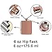 Mealivos 6oz Stainless Steel Hip Flask (Rosegold)