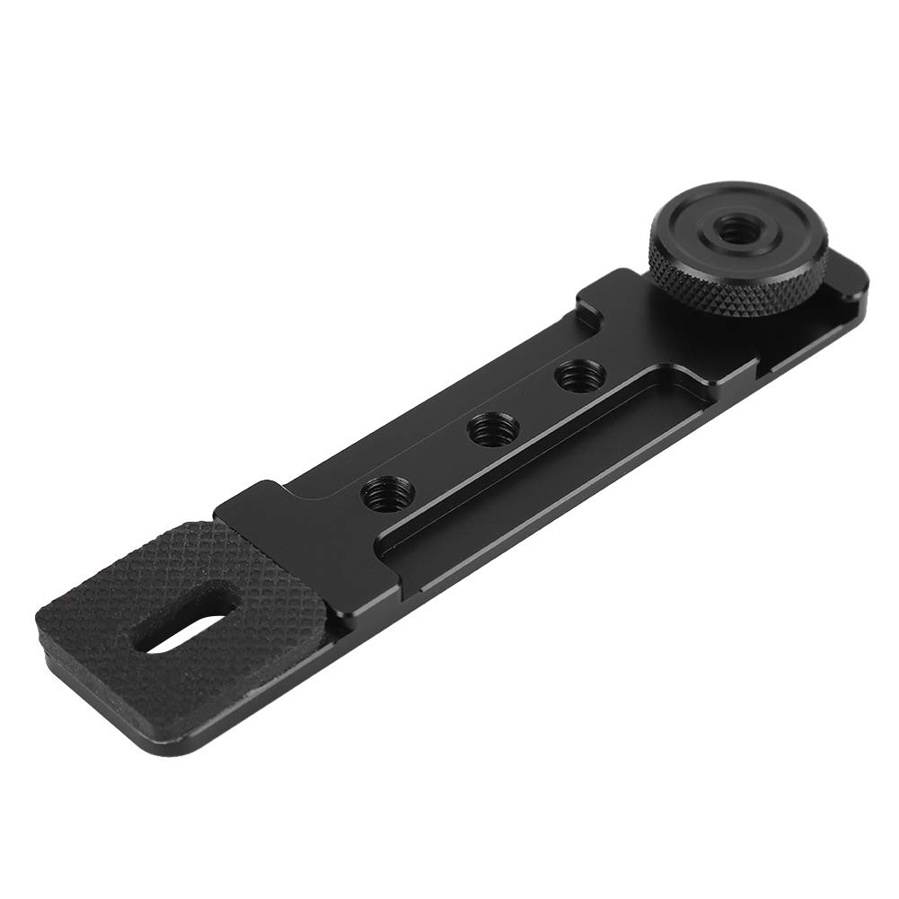 Hot Shoe Extension Bar Mount Bracket, Extension Mount Bracket Tripod Hot Shoe for SONY A6400 A6300 for Canon M6 M50 Mirrorless Camera