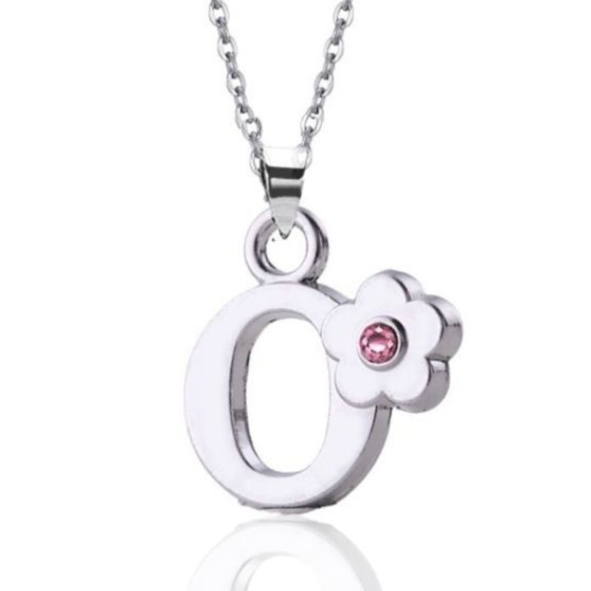 JennyWrenJewels Children's Initial Letter A-Z Pendant Necklace | Gifts for girls birthday, christmas, party | Personalised Jewellery Gift for daughter, niece, friend, sister