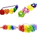 Baby Headbands Girl's Elastic Flowers Headband for Girl Children Headdress Rainbow Pack Of 4