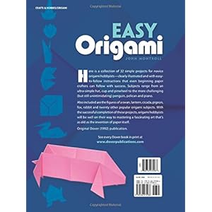 Easy Origami (Dover Origami Papercraft)over 30 simple projects
