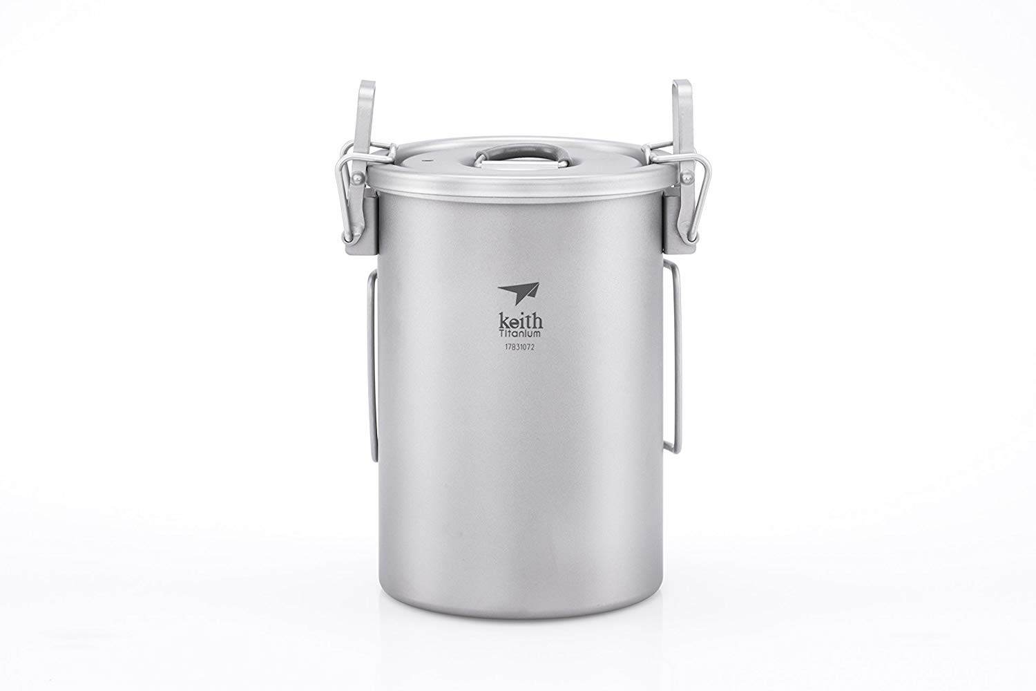 Keith Ti6300 900ml Titanium Pot Foldable Handle Multipurpose Titanium Rice Cooker