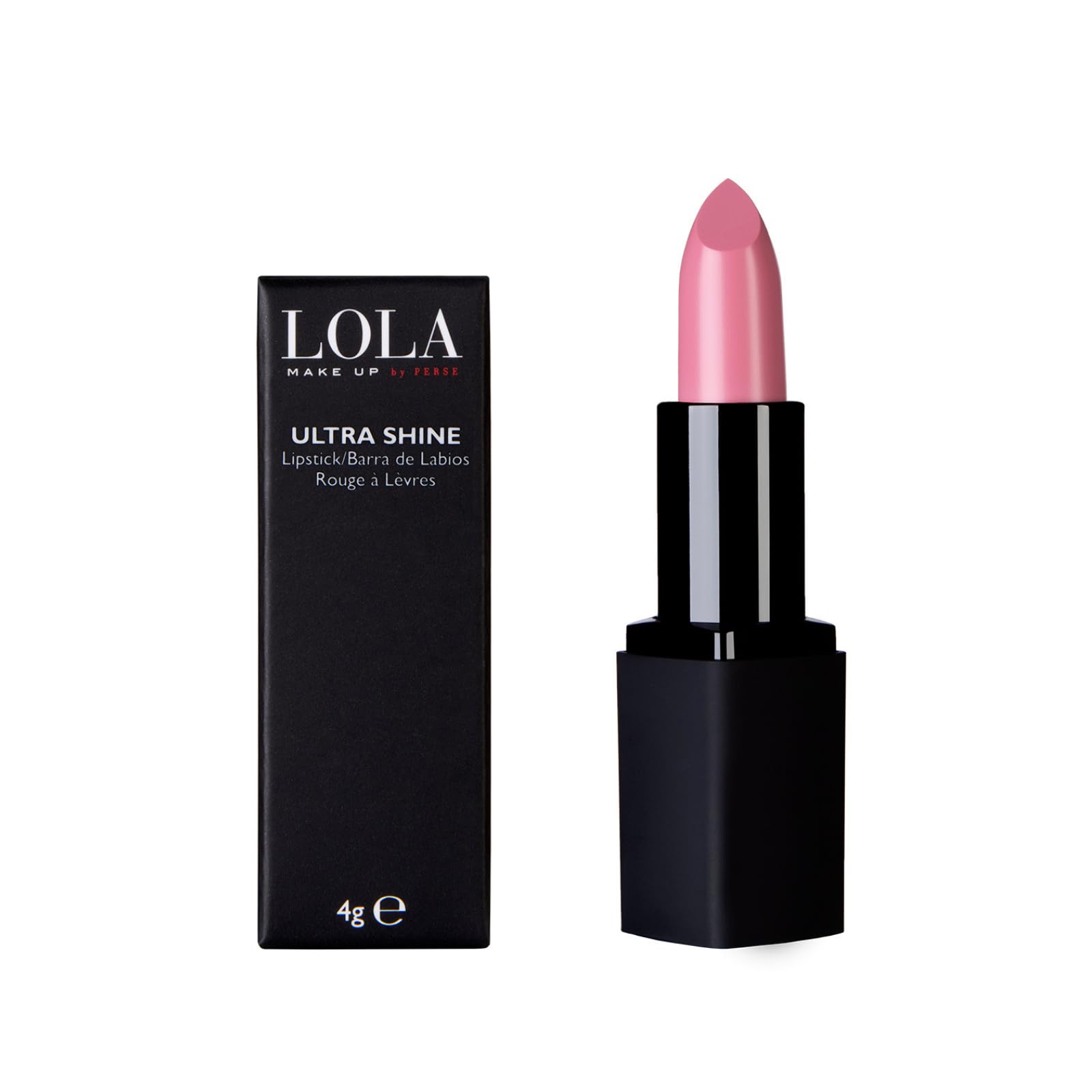Lola Make Up by Perse Ultra Shine Lipstick – High-Shine Lipcolor With Moisturizing Creamy Formula, Infused With Vitamins A, C & E, Vegan Formula – 024-Candy Pink
