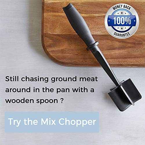 Meat Chopper, 5 Curve Blades Ground Beef Masher, Heat Resistant Meat