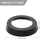DOITOOL 6pcs Pressure Washer Pump Seal Cup Leather Water Pump Replacements Black view 3
