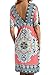 CHERRY CAT Beach Cover Ups Swimsuit Bathing Suits Plus Size Swimwear Cover-ups Sexy Beach Dress (Watermelon Red)
