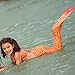 Mermaid Tails for Swimming by Mertailor with Monofin – Kids, Boys, and Girls (8, Tequila Sunrise)