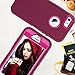 iPhone 5S Case,iPhone SE Case,Fogeek Heavy Duty PC and TPU Combo Protective Defender Body Armor Case for iPhone 5S,iPhone SE and iPhone 5 with Finger Print Function(Wine Red/Rose)