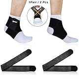 Ankle Support,Adjustable Ankle Brace Breathable Nylon Material Super Elastic and Comfortable with Adjustable Strap, Perfect for Sports, Protects Against Chronic Ankle Strain, Sprains Fatigue(Medium)