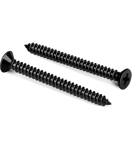 100-Pack #6-32 Thread Rolling Screws – Steel, Black Oxide, Flat Head Phillips, 3/8″ Length For Metal 100-Pack #6-32 Thread Rolling Screws – Steel, Black Oxide, Flat Head Phillips, 3/8″ Length For Metal