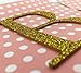 SIFAN Pink Dots Birthday Banners, Gold Birthday Party Supplies