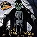 Hasiben Halloween Cosplay LED Light up Skull Mask for Festival Party Halloween Costumes
