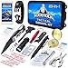 Outdoor Tactical Survival Kit - 23 Tools - Knife, Flashlight, Paracord Bracelet, Emergency first aid Blanket - Includes Gear for Camping, Fishing, Hiking for Family on Wilderness Adventures