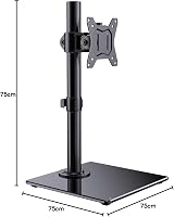ErGear Single Monitor Stand 13-32” Freestanding VESA 75x75 100x100 view 8
