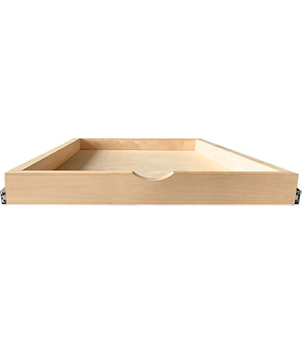 Buy ulush Pull Out Cabinet Organizer, Soft Close Slide Out Wood Drawer
